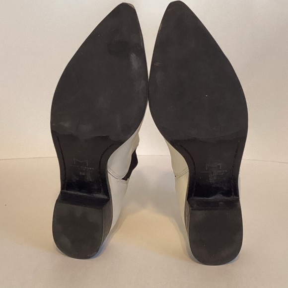 Mark Fisher LTD Elegant White Ankle Boots size 8 - Picture 8 of 9